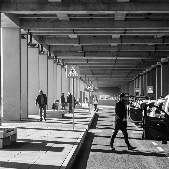 airport taxi terminal taxi stand