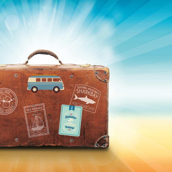 luggage suitcases travel car
